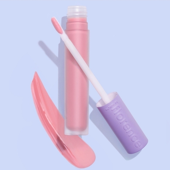 New Makeup Set Florence Pink Lip Gloss Clarins RealHer Highlighter Eyeliner Bag - Picture 2 of 5